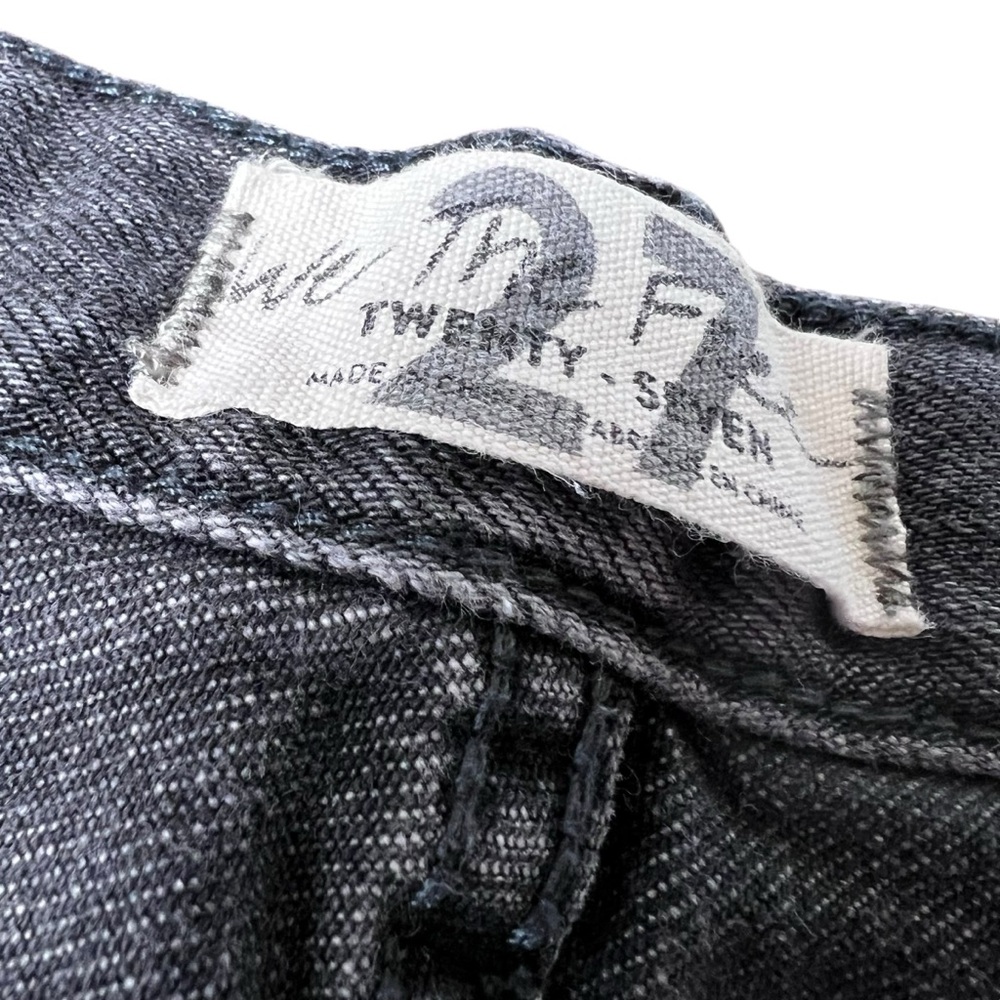 We The Free Faded Black Distressed Jean Shorts Size 27 - Picture 8 of 10